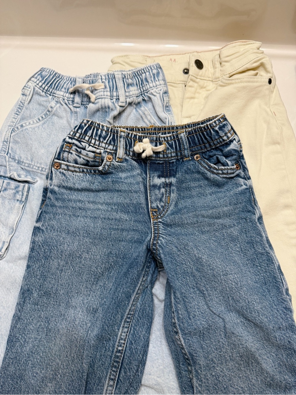 Girl 4T Gap/Boden Blue Denim Pull-On Jeans